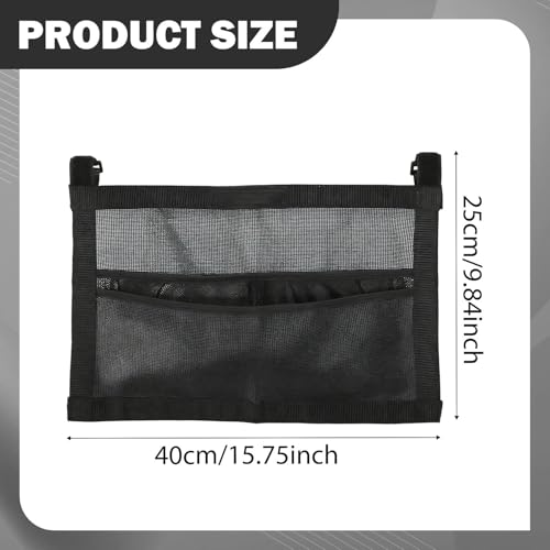 Ping Pong Storage Rack & Ball Holder, Hanging Organizer for 4 Paddles & 20+ Balls, Mesh Bag for Table Tennis Equipment