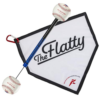 The Rev Pro Pitchers Pack - Rev Pro & The Flatty - Throwing & Pitching Trainer for Softball, Baseball, Waterpolo and Shoulder Warm-ups - size: Rev Shorty, style: Baseball