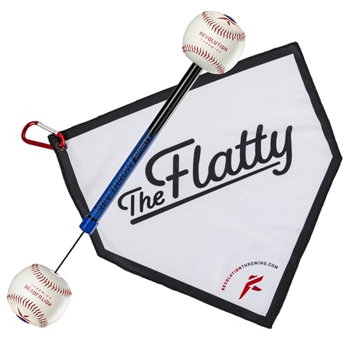 The Rev Pro Pitchers Pack - Rev Pro & The Flatty - Throwing & Pitching Trainer for Softball, Baseball, Waterpolo and Shoulder Warm-ups - size: Rev Shorty, style: Baseball