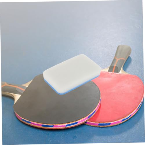 Totority 2pcs Table Tennis Racket Cleaning Brush Sponge Racket Cleaner Paddle Wipe Tool Portable