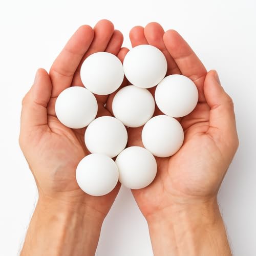 Liberty Imports Pack of 12 Beer Ping Pong Balls - White Table Tennis Balls - Lightweight Durable Seamless Bulk for Party Carnival Games. Entertainment, Decorations, Crafts Activities