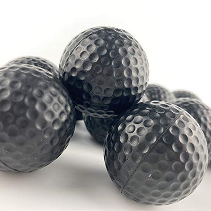 Practice Golf Balls, Foam, Soft for Indoor or Outdoor Training,12 Count Black