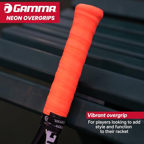 GAMMA Sports Neon Tennis Overgrips - High Performance and Moisture Wicking, Also for Pickleball, Padel, Racquet Sports OG – Dri, Safari, or Tac - style: Neon Tac OG