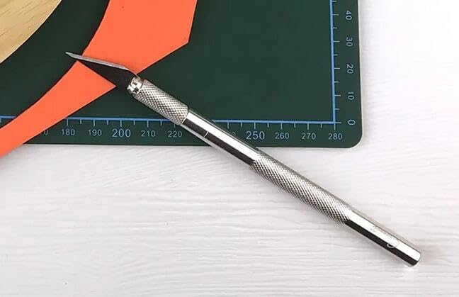 Table Tennis Racket DIY Tools Kit Table Tennis Rubber Cutting Knife Set Acrylic Roller Cutting Mat 5PCS Spare Blades