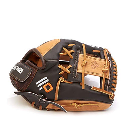 Nokona S-V1 Handcrafted Alpha Baseball and Softball Glove - I-Web for Infield and Outfield Positions, Youth 11.25 Inch Mitt, Made in The USA