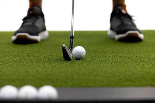 Dura-Pro Premium Turf Indoor/Outdoor Golf Mat. Bonus Tray + 3 Tees - style: Commercial 4'x5'-30mm Thickness