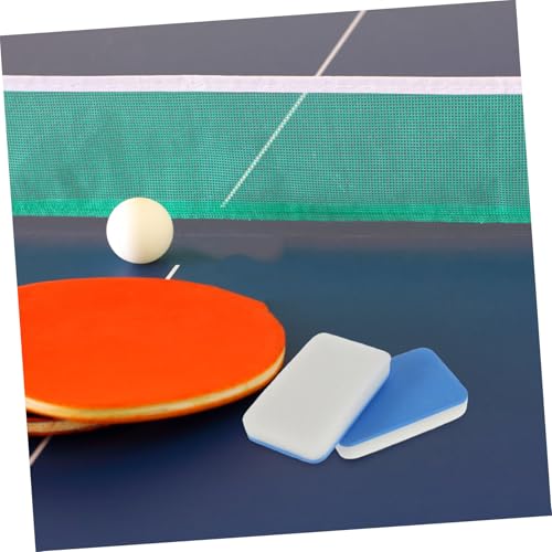 UKCOCO 2pcs Table Tennis Racket Cleaner Sponge Portable Paddle Cleaning Tool High-Density Foam for Effective Table Tennis Bat Maintenance