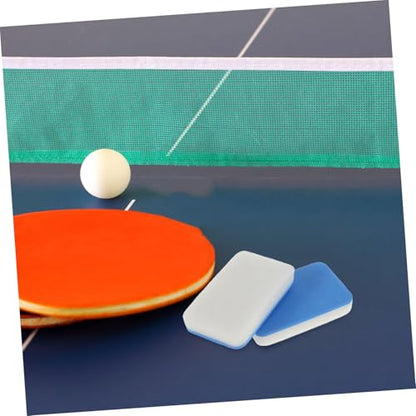 UKCOCO 2pcs Table Tennis Racket Cleaner Sponge Portable Paddle Cleaning Tool High-Density Foam for Effective Table Tennis Bat Maintenance