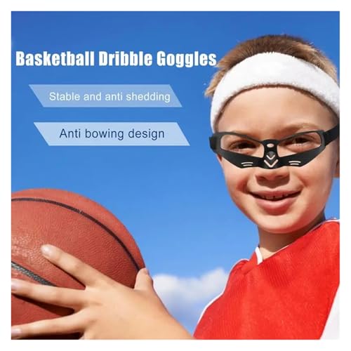 Dribbling Goggles Basketball 2PCS Lightweight Player Glasses - Basketball Practice Accessories for Youth Adults Kids - color: Blue
