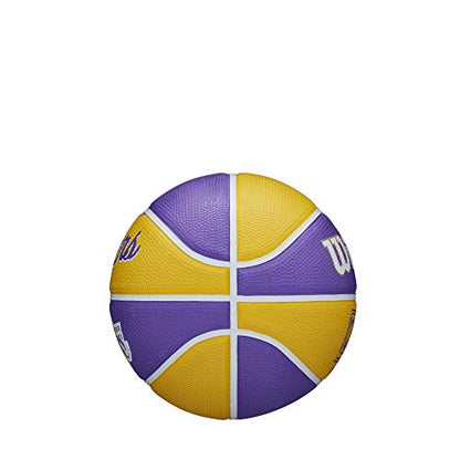 WILSON NBA Team Retro Mini Basketballs - Mini Size - 3" - color: Los Angeles Lakers, size: Mini