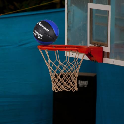Dakapal Weighted Heavy Training Basketball, Size 7 Black 2.2LBS/3LBS/3.3 LBS Weight PU Durable for Trainer and Dribbling Passing, Indoor and Outdoor Usage - size: Size 7 Adult - 29.5"-2.2LBS
