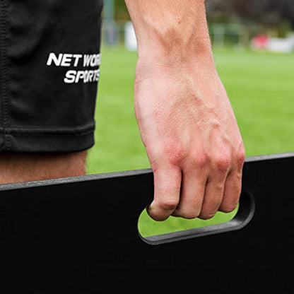 FORZA Soccer Rebound Board | Portable Soccer Rebounder Trainer for Passing & Ball Control Drills, Impact-Resistant HDPE Board [Single or Pair]