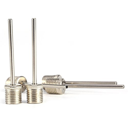 VGEBY Pump Adapter Kit, Portable Basketball Pump Needle Kit Inflatable Adaptor Kit 7 Piece Needle Connectors for Soccer Football Basketball Tyre