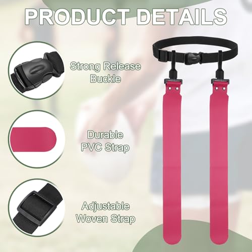 Flag Football, Adjustable Flag Football Belts with Belt and Flags Easy Tear Away
