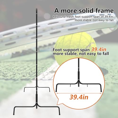 Rebound Practice Wall for Tennis, Pickleball Training,Portable Net for Backyard, Court Sports Ball Practice,Easy and Quick Assembly