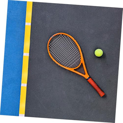 ibasenice 6pcs Tennis Court Markers Rectangular Training Signs for Soccer Basketball Tennis Brightly Training Equipment for