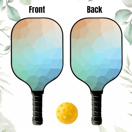 Fish Pickleball Paddles, Lightweight Pickleball Rackets with Pickleball, Pickleball Paddles Set for Men Women, Pickleball Gifts for Beginners, Black, Style 7
