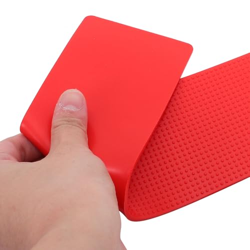 Tennis Training Marker Football Training Sign Red Flat Spot Markers 10pcs Set for Pe Teacher Supplies and Soccer Court Field Marking Equipment