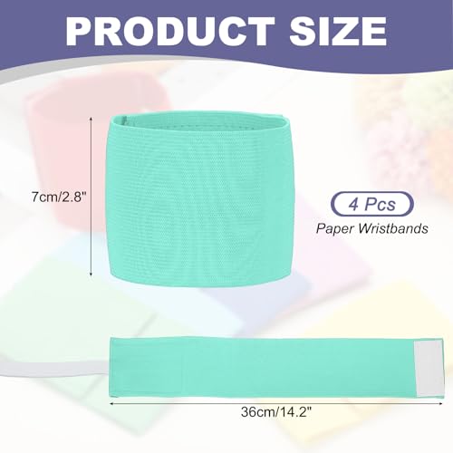 Soccer Captain Armband, Elastic Wrist Arm Bands Adjustable Player Team Leader Anti-Slip Badge Sports Accessories-Fit - color: Light Blue
