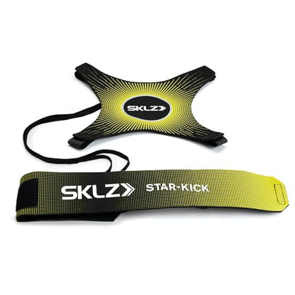 SKLZ Star-Kick Solo Soccer Trainer | Hands-Free Kicking and Passing Practice | Adjustable Cord and Waistband | Multiple Ball Sizes | Youth Players |Perfect for Enhancing Ball Control Skills