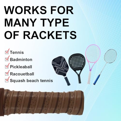 Pickleball Grip Tape 3pcs Overgrip Pickleball Paddle Grip Tape with Raised Ridge Replacement Grip Wrap Accessory for Pickleball Paddle Handle