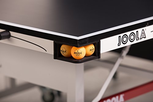 JOOLA Rally TL Professional MDF Indoor Ping Pong Table w/Quick Clamp Table Tennis Net & Post Set - 10 Minute Easy Assembly - Corner Ball Holders - Tournament Quality - Includes Playback Mode - size: 18mm