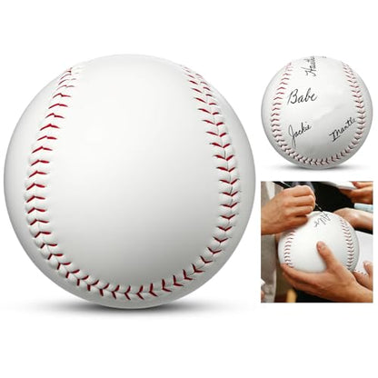 22 Inch Oversized Signature Baseball Thank You Gifts for Autographs PVC Cork Core Display Ball Best Coach Team Appreciation Gift End of Season Keepsake