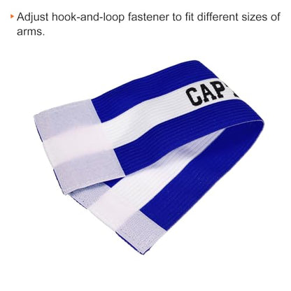 PATIKIL Captain's Armband, Elastic Arm Band for Soccer Training - color: Blue
