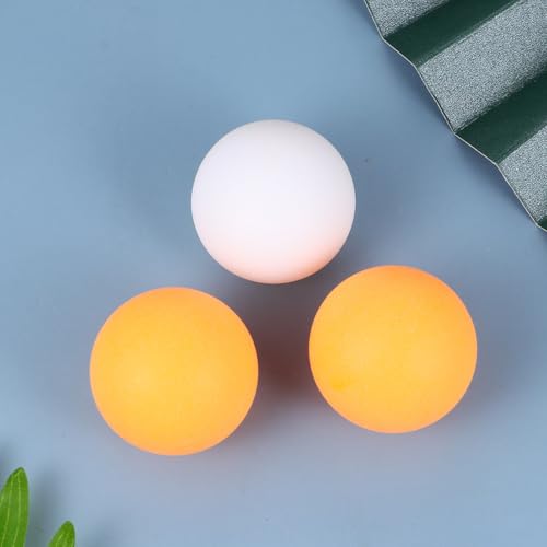Table Tennis Balls Pong Balls Plastic Table Tennis Supplies 10pcs Yellow and White for Outdoor Home Sports Training