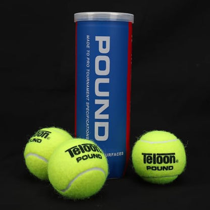 Teloon Pound Tennis Balls - Professional Tournament Level Tennis