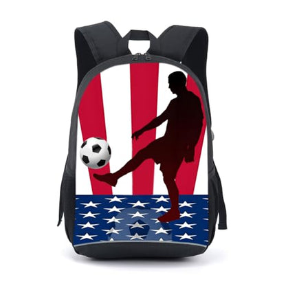 CAIWEI American Football Backpack School Bag (Football 9) - color: Football 9, size: 17.2*11.7*5.5 Inch