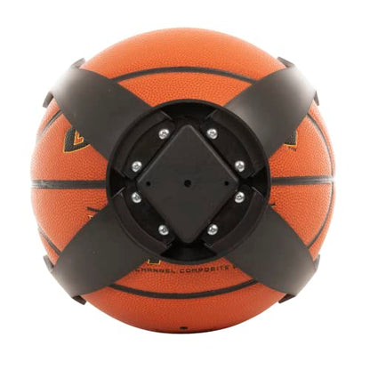 Silverback Basketball Holder Compatible with Men's, Women's, Youth Basketballs, Soccer Balls, Volleyballs, and Kickballs,Black