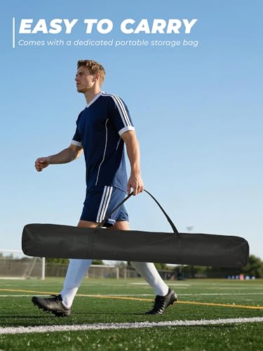 20x10ft Barricade Backstop Net, Ball Sports Barrier Netting, Protection Screen for Baseball Softball Lacrosse Soccer Hockey Training for Backyard with Carry Bag
