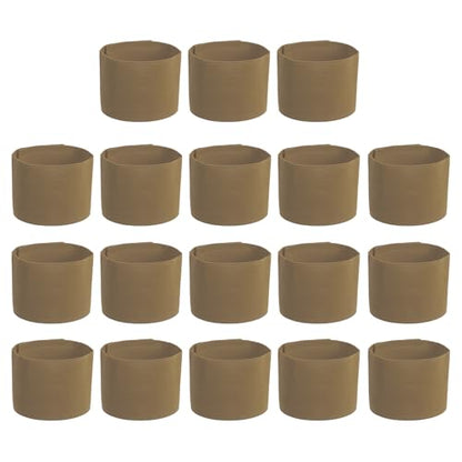 PATIKIL Soccer Captain Armband, Captain Arm Bands for Soccer Elastic Captain Arm Band Sports Captain Armbands for Youth Adult Football Team Training - color: Light Brown