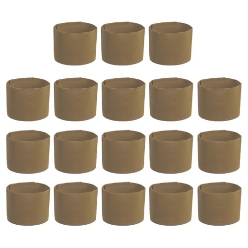 PATIKIL Soccer Captain Armband, Captain Arm Bands for Soccer Elastic Captain Arm Band Sports Captain Armbands for Youth Adult Football Team Training - color: Light Brown