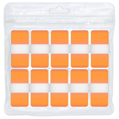 10pcs Tennis Grip Tape - Tennis Overgrip for Tennis Racquet - Tennis Racket Grip Tape - Pickleball Paddle Grip Tape - color: orange