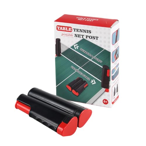 Portable Pong Net – Extendable Tabletop Net, Indoor Outdoor Sports Accessory, Easy Setup Design | Adjustable Play System for Students Family Recreational Games