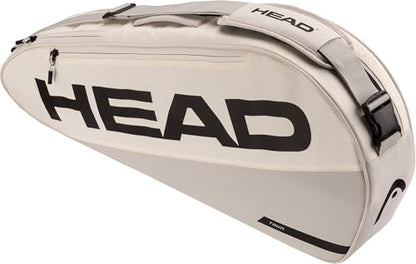 HEAD Tour Racquet Bag S (3R) Tennis Bag - Holds 3 Racquets, Reflective Fabric, Backpack Carry System, External Phone Pocket & Accessory Storage