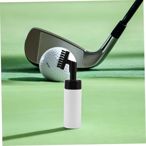 Golf Club Brush Cleaner with Press-Activated Water Spray Bottle 5oz, White Golf Grip Scrubber for Maintenance and Cleaning Accessories for Golfers