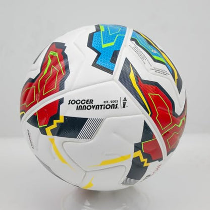 Speed Demon Soccer Ball, 12 Panel Design, Size 5, High Visibility