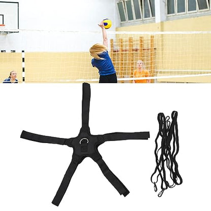 Volleyball Spike Trainer - 2Pcs Elastic Rebounder Belt System for Solo Arm Speed and Vertical Jumping Practice