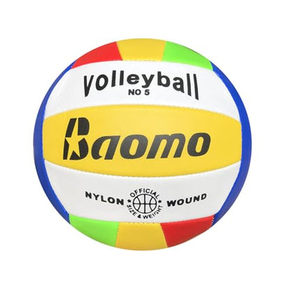 Volleyball Official Size 5, Soft PU Leather Durable Volleyballs for Youth Beginners Teen,Waterproof Outdoor Volleyball for Indoor Gym Game Beach Play Training