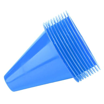 10-Pack Football Training Cones, Bracket Accessories, Obstacle Marking Set - color: Blue