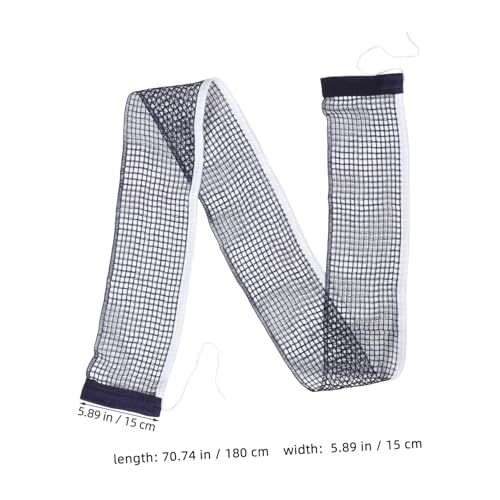 Portable Table Tennis Net Lightweight Foldable Cotton-Polyester Mesh for Use Secure Tight Design Fits Standard Tables Easy Setup