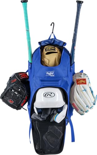 Rawlings | FRANCHISE 2.0 Player's Backpack | Baseball/Softball | Rec/Travel | Multiple Styles | Baseball/Softball - color: ROYAL