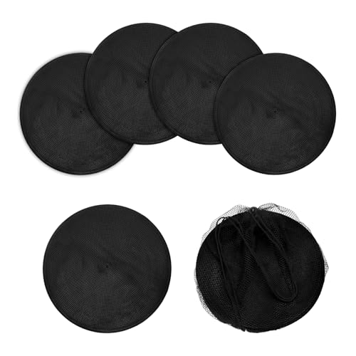 Spot Markers, Poly Spot Marker for Agility Training Floor Dots Non Slip Flat Field Cones for Soccer/Speed Training - color: Black, size: 23 cm / 9.06 Inch