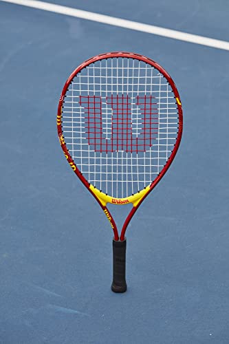 Wilson US Open Jr Tennis Racket, for Kids, Aluminium, Blue/Green, 21