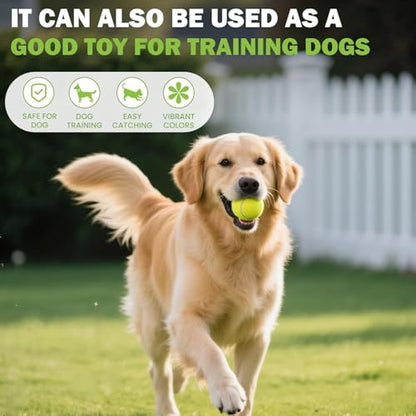 FURWEY Tennis Balls, 12/24/36/80 Pack Bulk Tennis Balls Pressureless Tennis Ball, Come with Mesh Bag for Easy Transport,Pet Dog Playing Balls, Good for Beginner Training Ball - size: 12P
