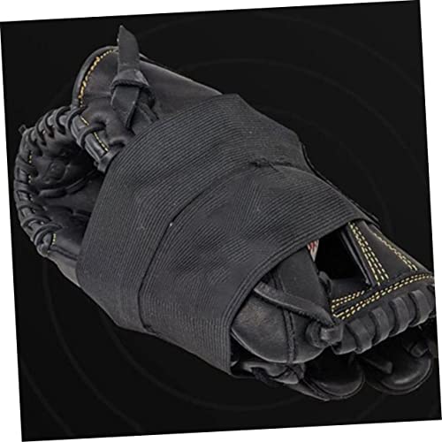 DECHOUS 4sets Baseball Mitten Wrap Polyester Gloves Wrap Catcher Glove Band Elastic Baseball Laces Gear 2pcs*4
