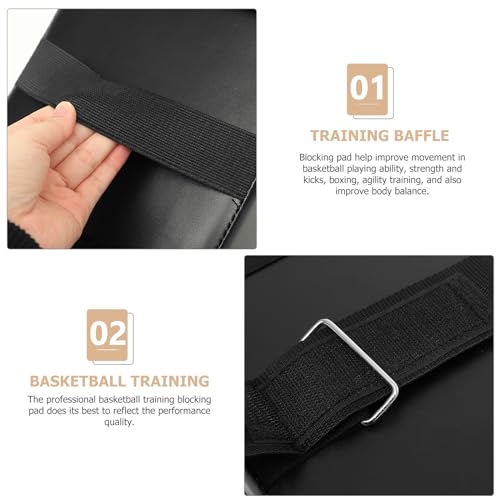 Basketball Mat Mutitool Pro Tools Blocking Cushion Basketball Training Blocker Pad Pu Leather Pearl Cotton 15.6x7.8 inch